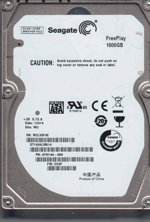 1TB SATA 2.5 Hard Drive I72391