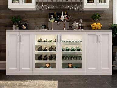 White 2-Door Cabinet S983