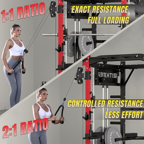 Smith Machine with Jammer Arms & Leg Press X93800