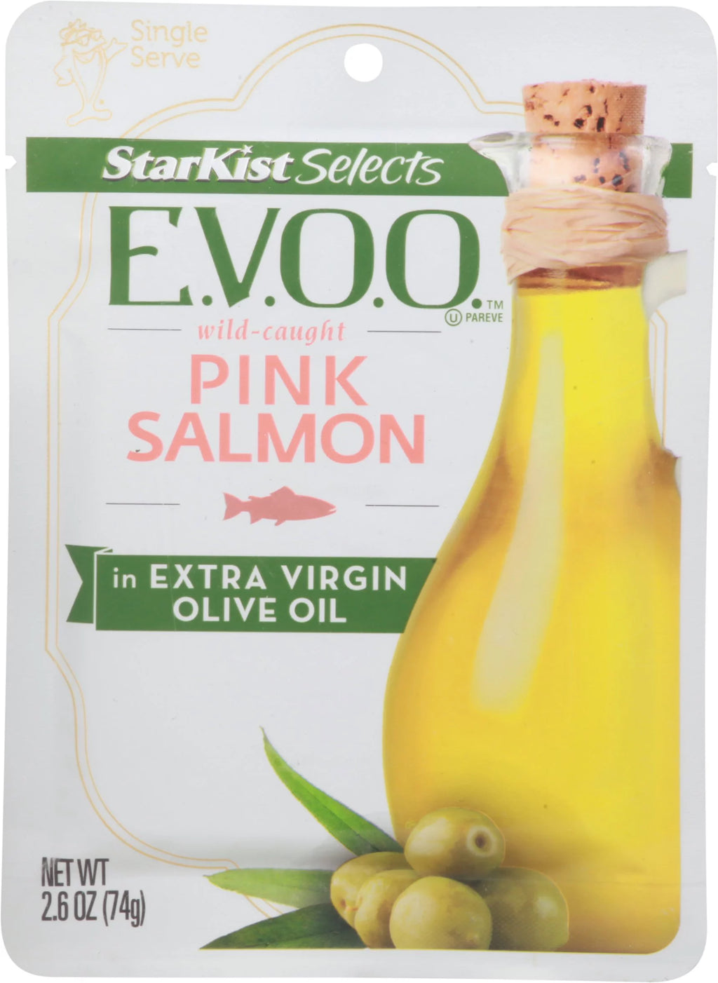 Wild-Caught Pink Salmon 2.6 oz Pouch Pack of 12 S1042