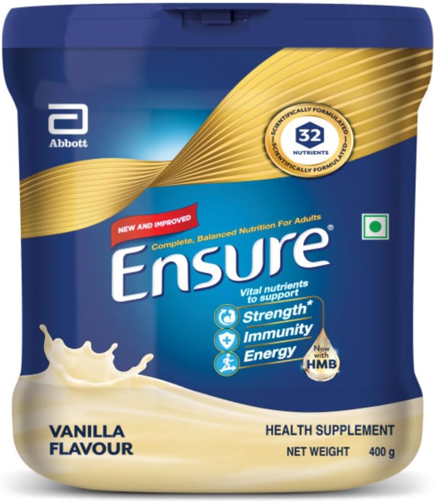 Vanilla Flavor Nutrition Powder 400gm Jar 10 Count D997