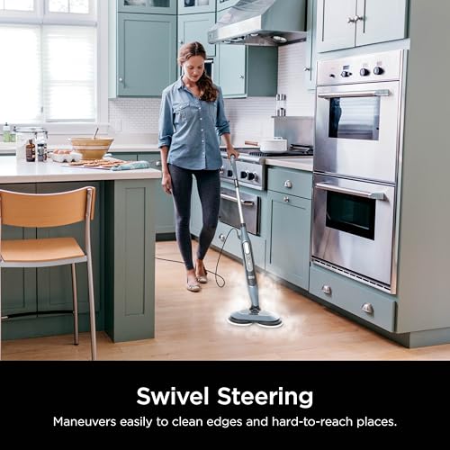 All-in-One Hard Floor Steam Mop with 3 Steam Modes & LED Headlights B62386