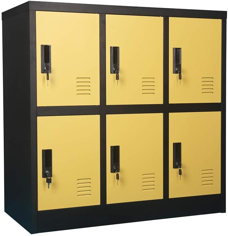 Blue Small Office Storage Locker Cabinet W97200