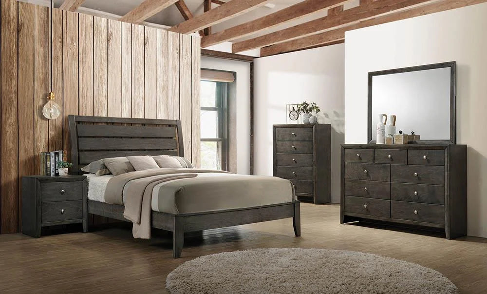 Queen Panel Bed V35519