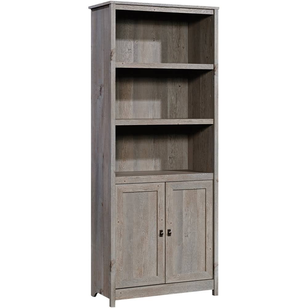 5-Shelf Library with Doors, Mystic Oak P593065