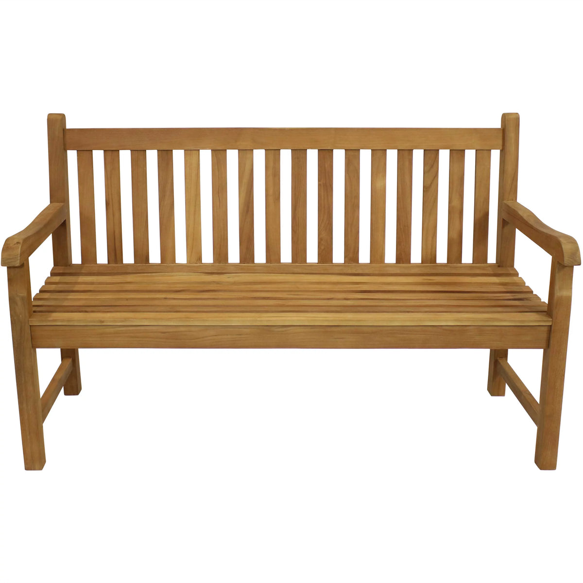Teak Wood Patio Garden Bench J468625