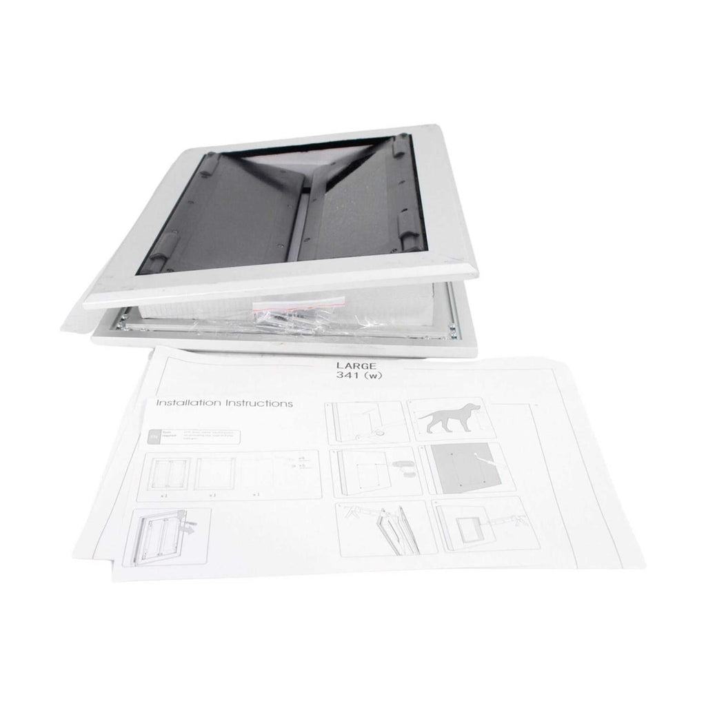 Aluminum Pet Door with Double Panels O62260