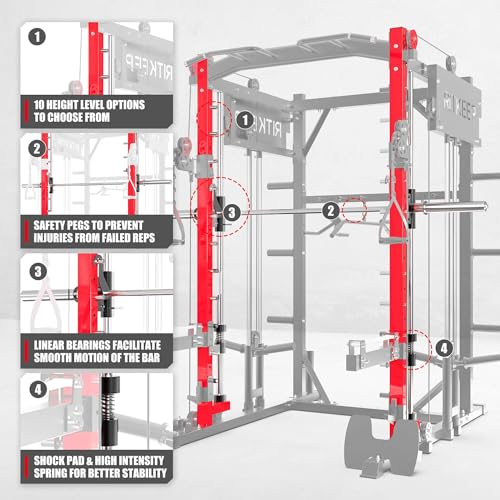 Smith Machine with Jammer Arms & Leg Press X93800