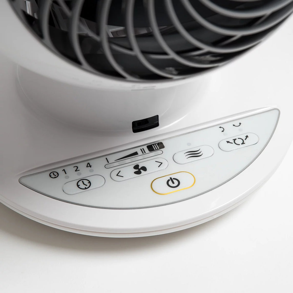 White Remote Controlled Compact Globe Oscillating Circulating Fan O185008