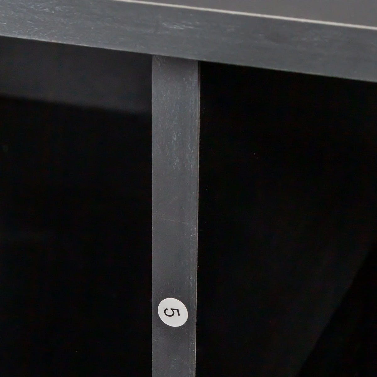 Black TV Stand with Storage W8132