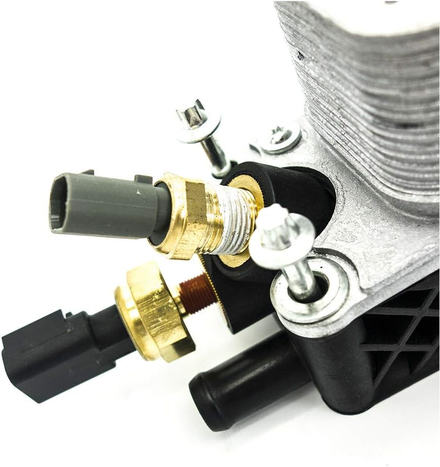 Engine Oil Filter Cooler Housing Assembly Complete Kit Compatible with 3.6L E62540
