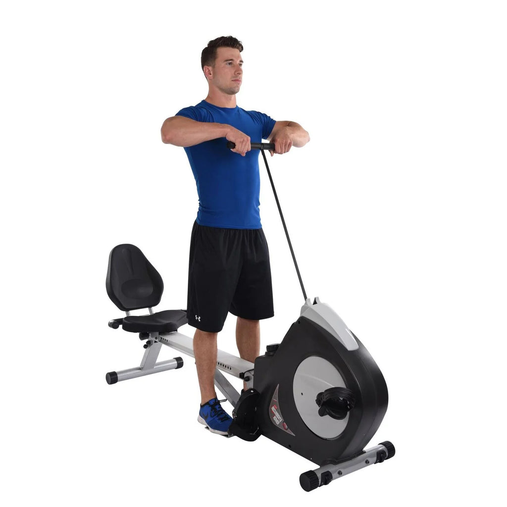 2 in 1 Recumbent Exercise Bike and Rower Machine L813