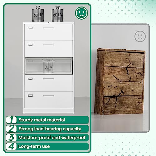3 Drawer Metal File Cabinet with Lock L41196