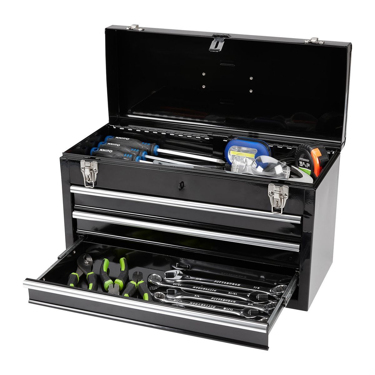 3-Drawer Steel Toolbox V4758