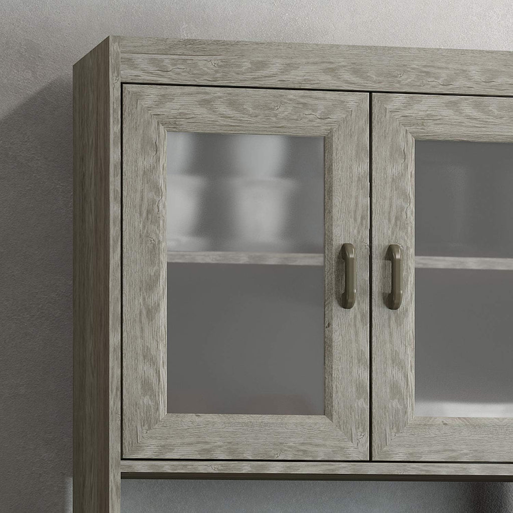 Microwave Cabinet with Double Glass Doors Z8051