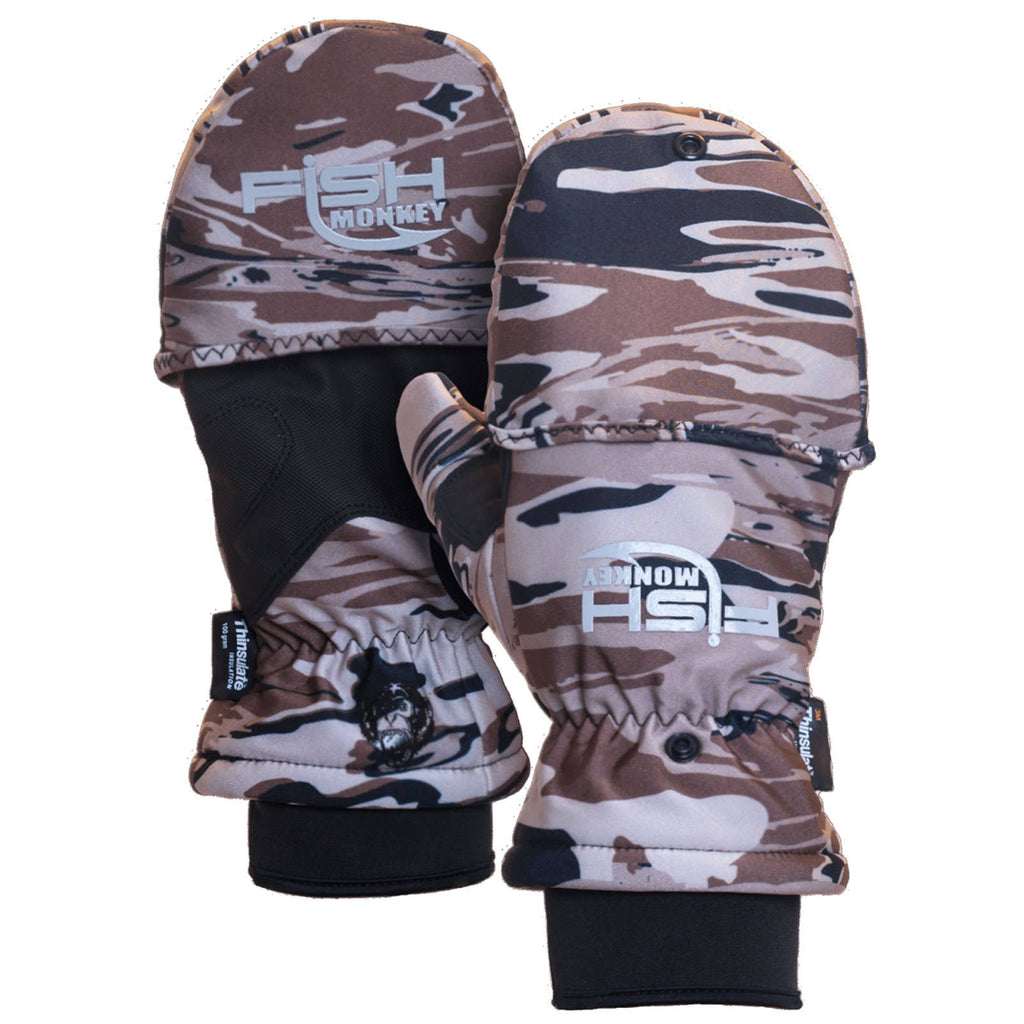 Insulated Camo Fishing Gloves Q157039