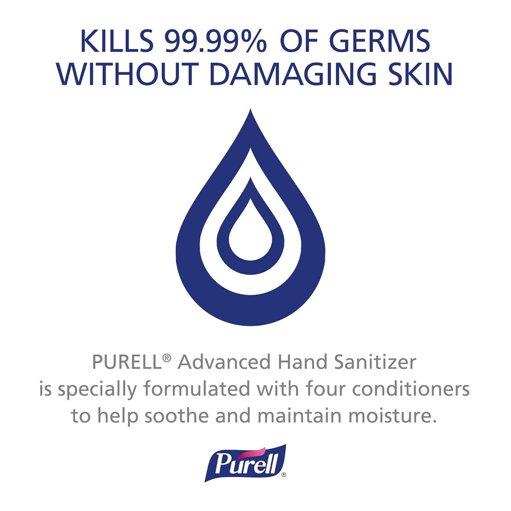 PURELL Advanced Hand Sanitizer Foam, 1200 mL Refill (Pack of 2) A83409