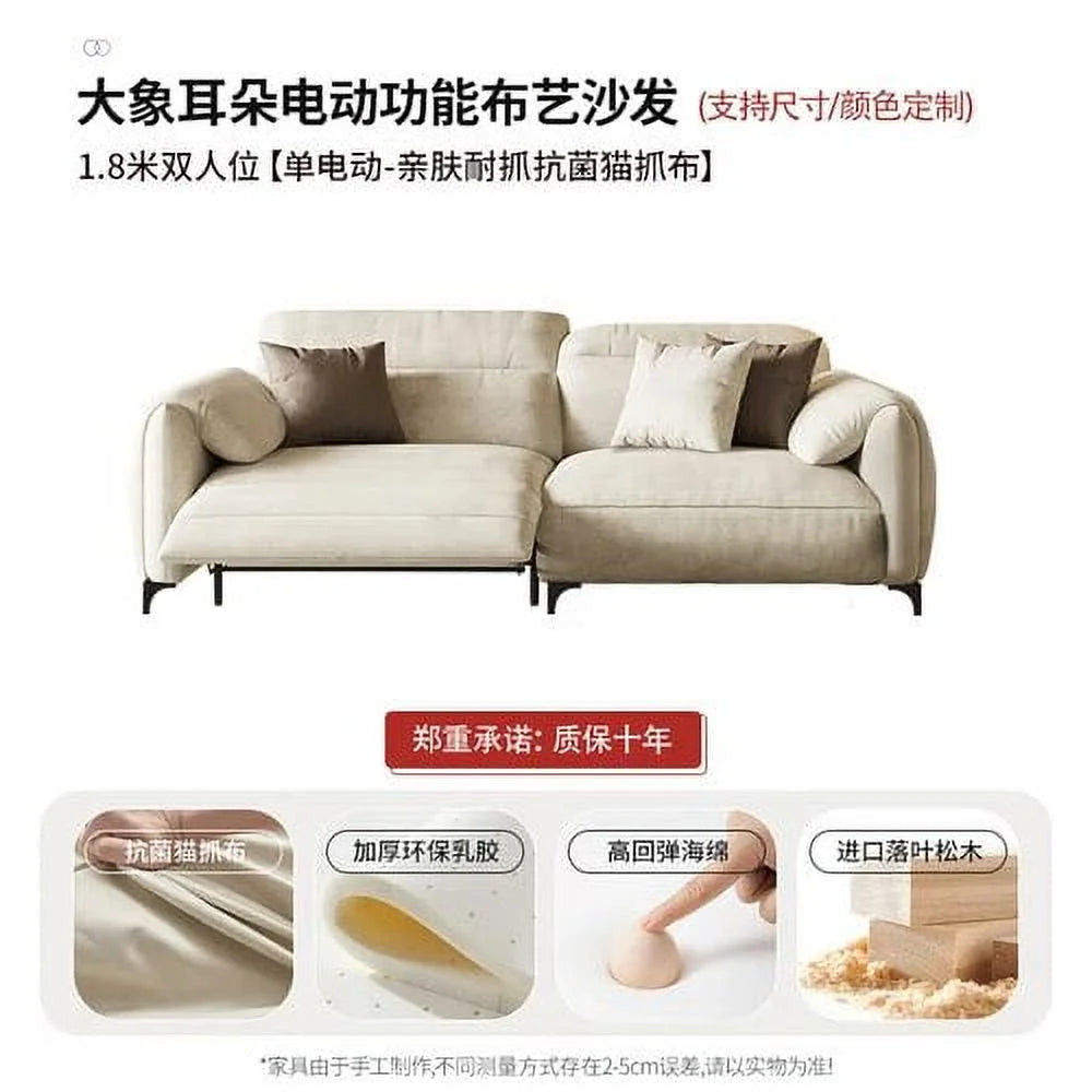 White Accent Sofa Set J844