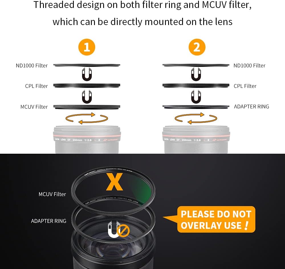 67mm Magnetic Lens Filter Kit with MCUV CPL ND1000 P79780