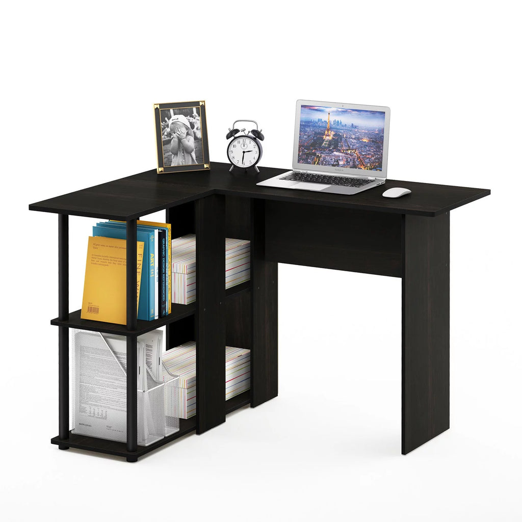 L-Shape Desk with Bookshelf X2934