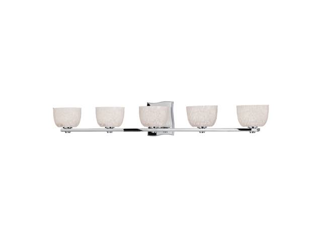 Polished Chrome 5 Light Bath Bracket O35647