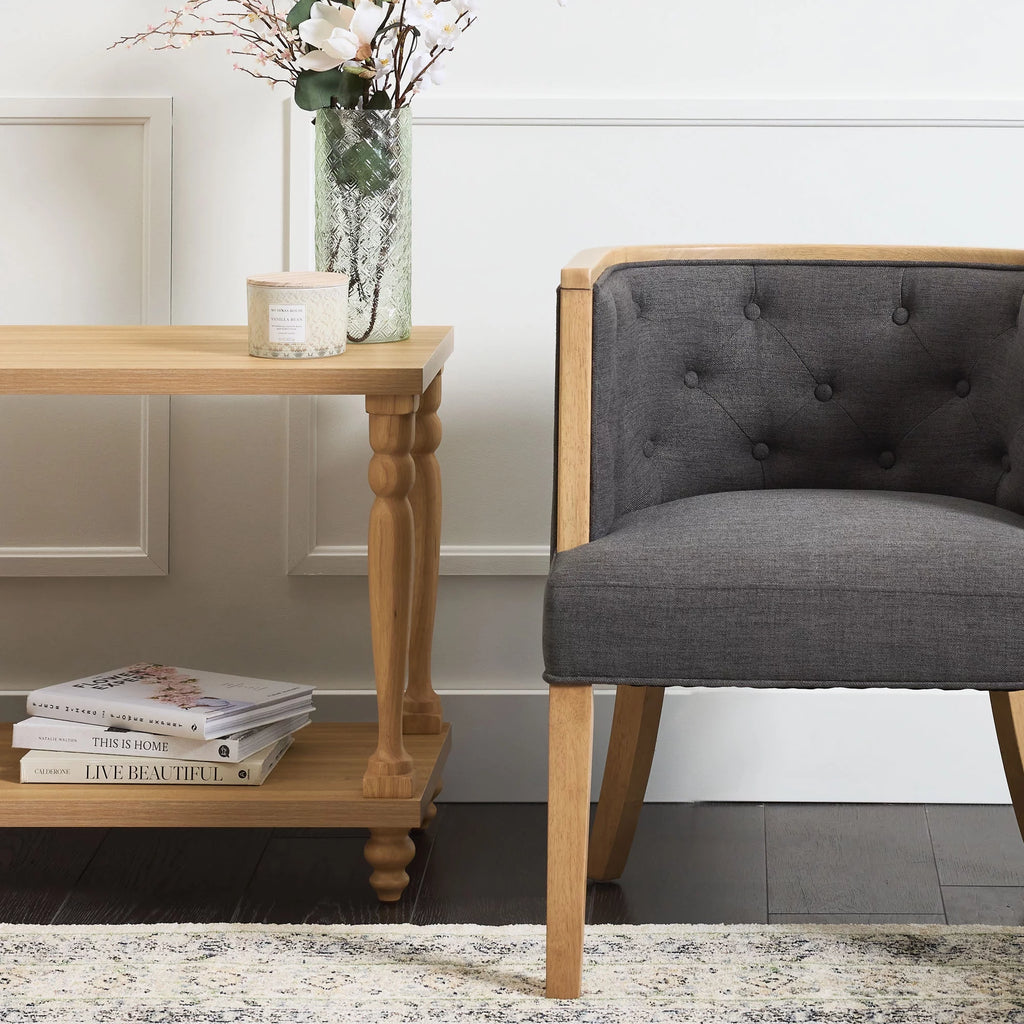 Charcoal Upholstered Accent Chair X73459