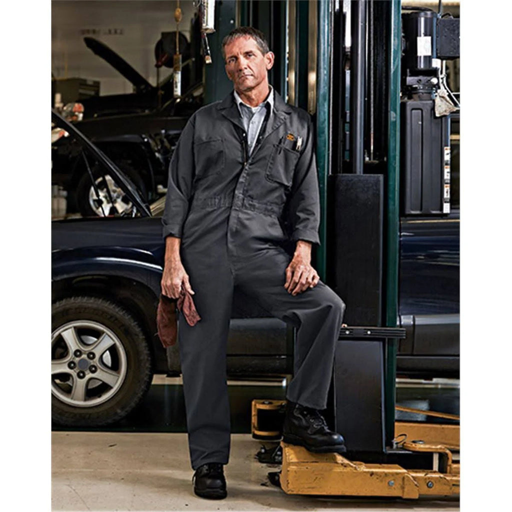 Brown Twill Action Back Coverall I709742