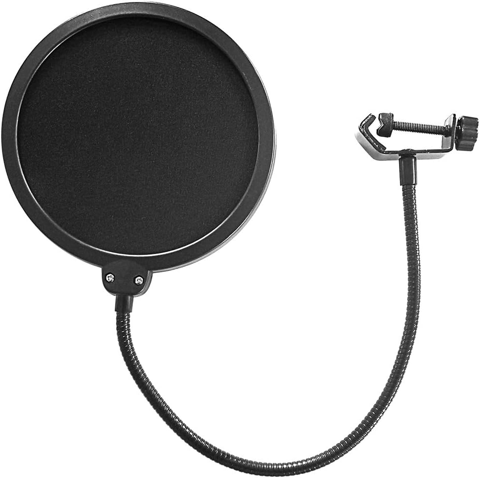 USB Audio Interface Bundle with Boom Stand, XLR Cable and Pop Filter (4 Items) A733520