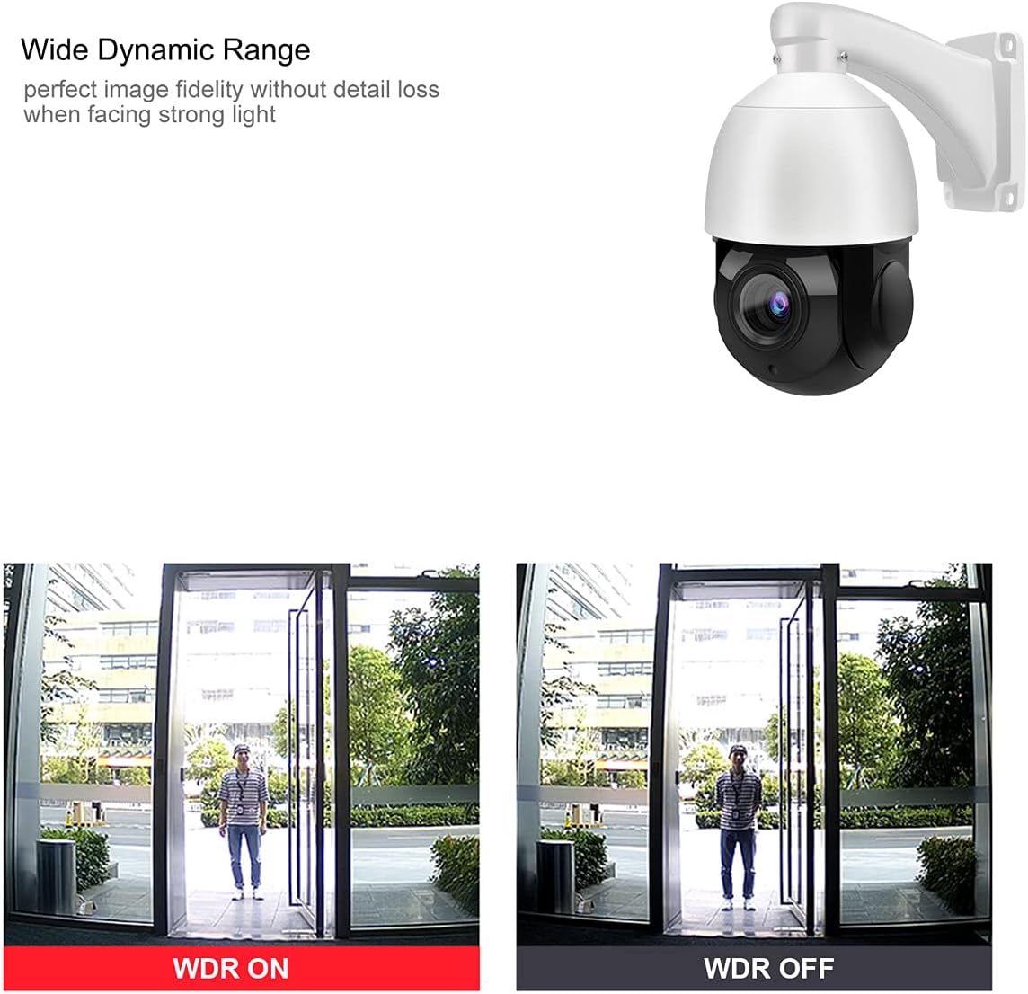 8MP PTZ PoE IP Camera 18x Optical Zoom 165ft IR Night Vision IP66 J136716
