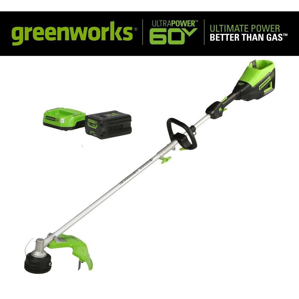 16 in. 60-Volt Battery Cordless String Trimmer with 4.0 Ah Battery and Charger U8539