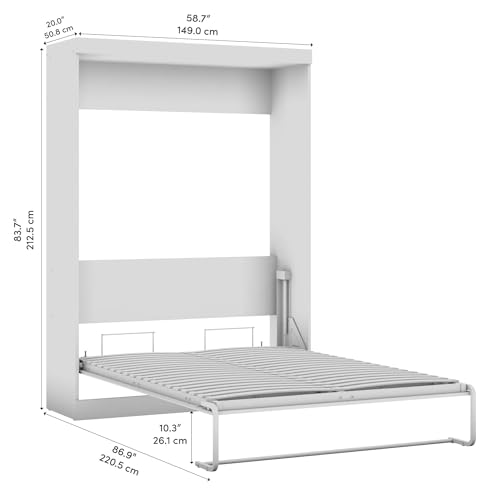 Bark Gray Full Murphy Bed J62070