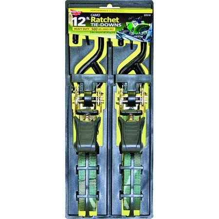 12 Foot Camo Ratchet Tiedown Q7425