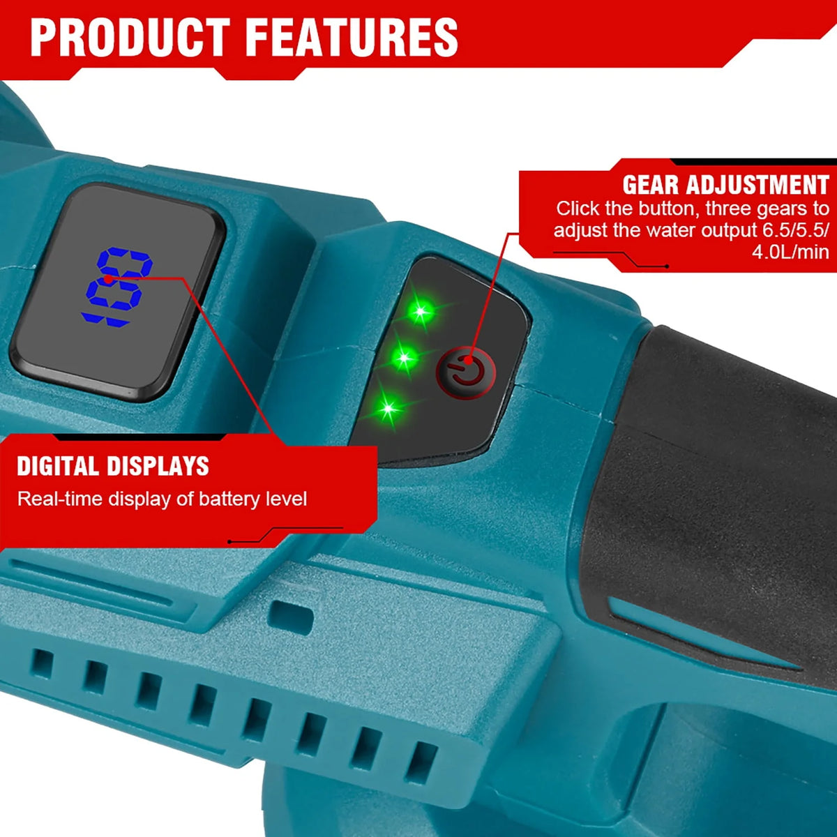 Cordless Battery Powered Pressure Washer Y7142
