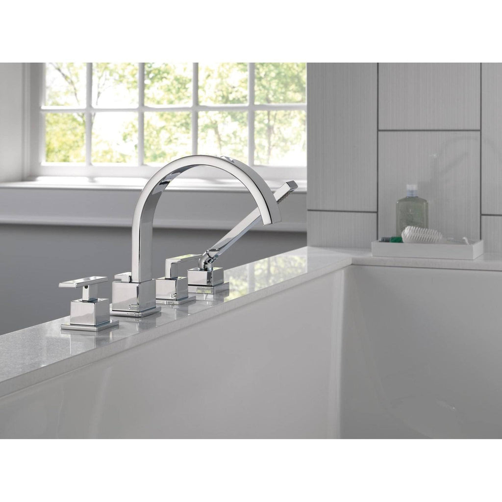 Roman Tub Trim with Hand Shower Stainless N955