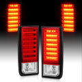 Red/Clear LED Brake Turn Signal Tail Lights Set for Hummer H2 F62176