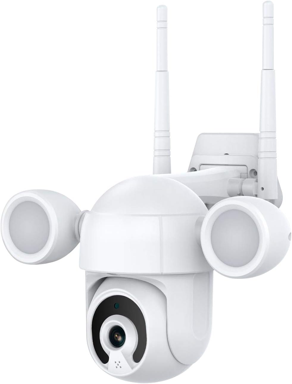2K WiFi PTZ Security Camera with Floodlight, IP65 Waterproof, Auto Night Vision, Motion-Activated Lights, Auto-Tracking, Two-Way Audio C579