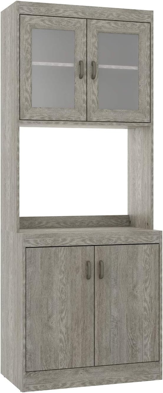 Microwave Cabinet with Double Glass Doors Z8051