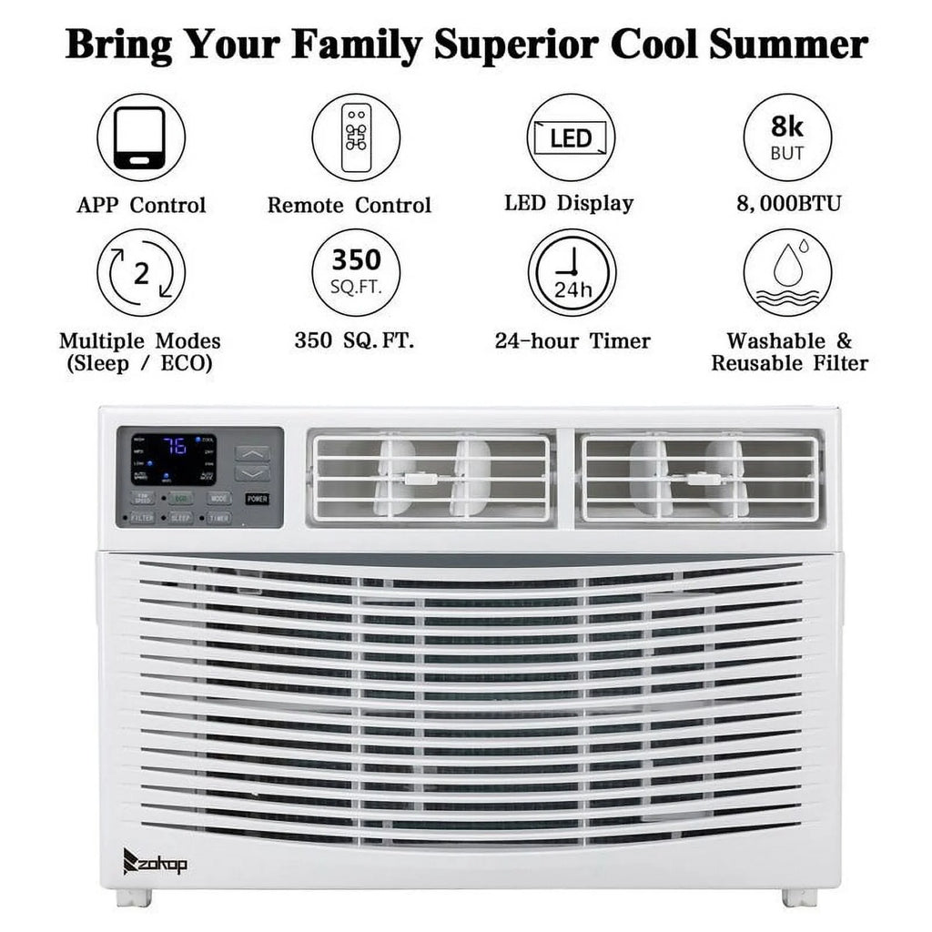 8000BTU Portable Window Air Conditioner Z261440