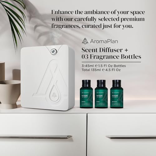 White Bluetooth Smart Scent Air Machine with 3 Fragrances L6354