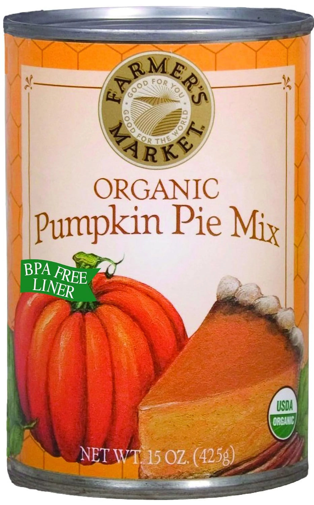 Organic Canned Pumpkin Pie Mix 15-Ounce Cans Pack Of 12 X881