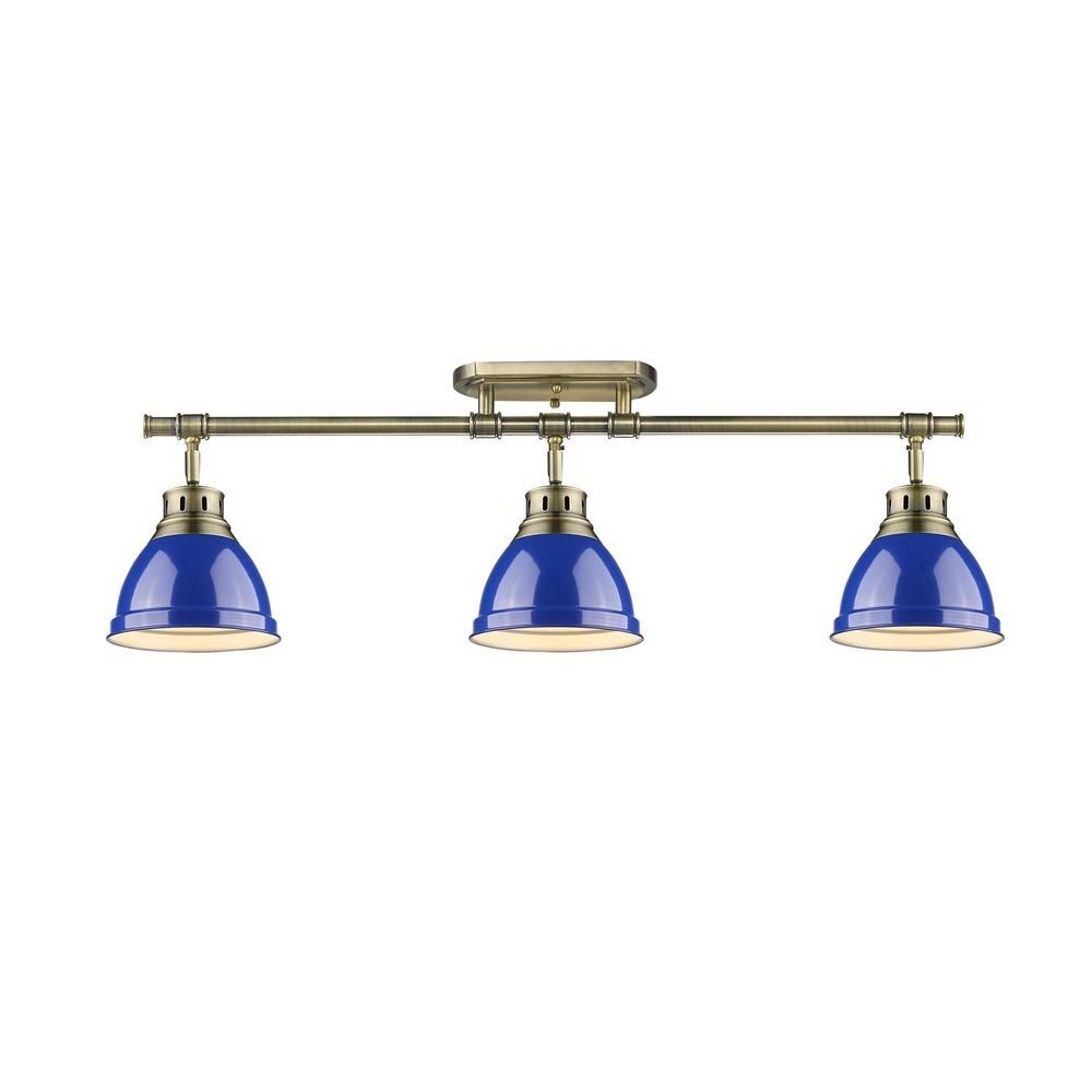 Matte Black Semi-Flush Track Light T430