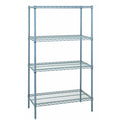 4-Shelf Gray Epoxy Wire Shelving 24x54x63 inch L742017