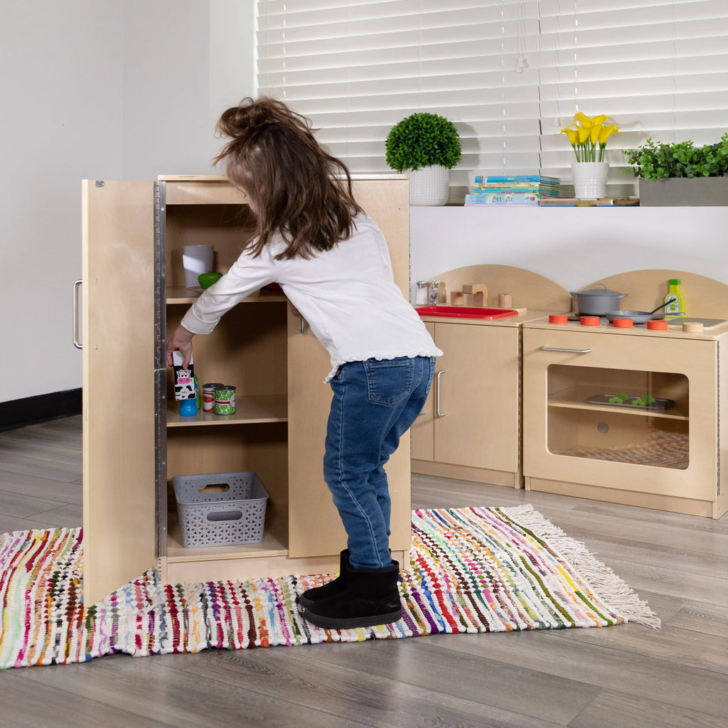 Children's Wooden Kitchen Refrigerator F557774