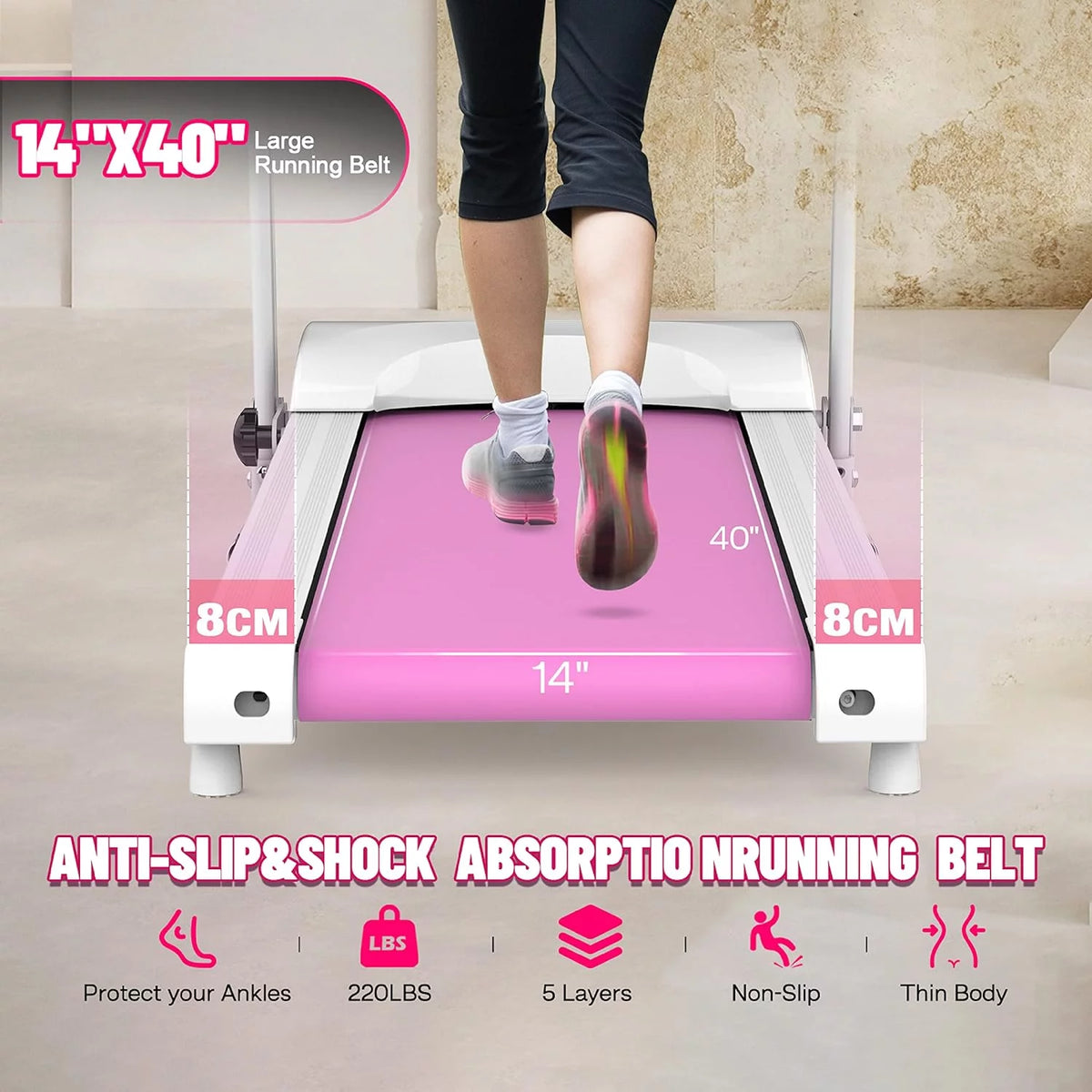 Folding Electric Treadmill Q13004