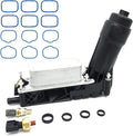 Engine Oil Filter Cooler Housing Assembly Complete Kit Compatible with 3.6L E62540
