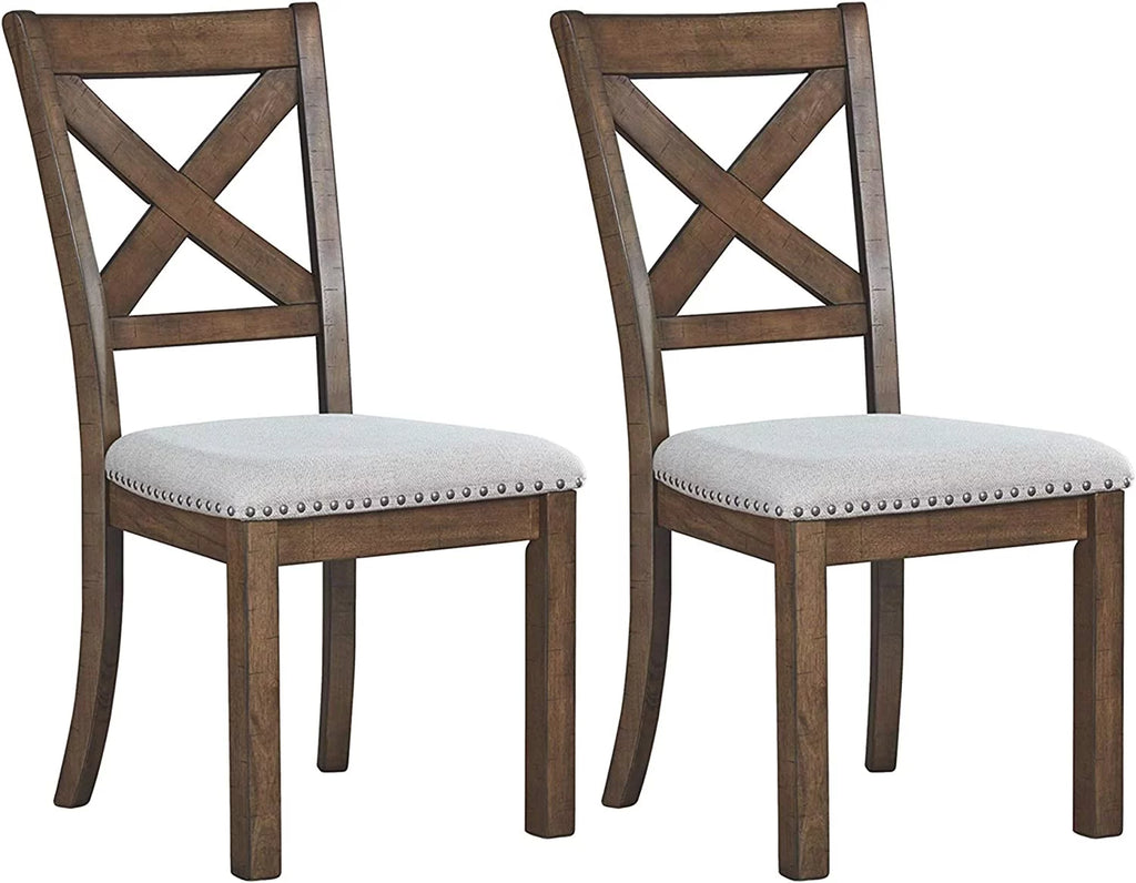 Brown Upholstered Dining Room Chair, 2 Count X875