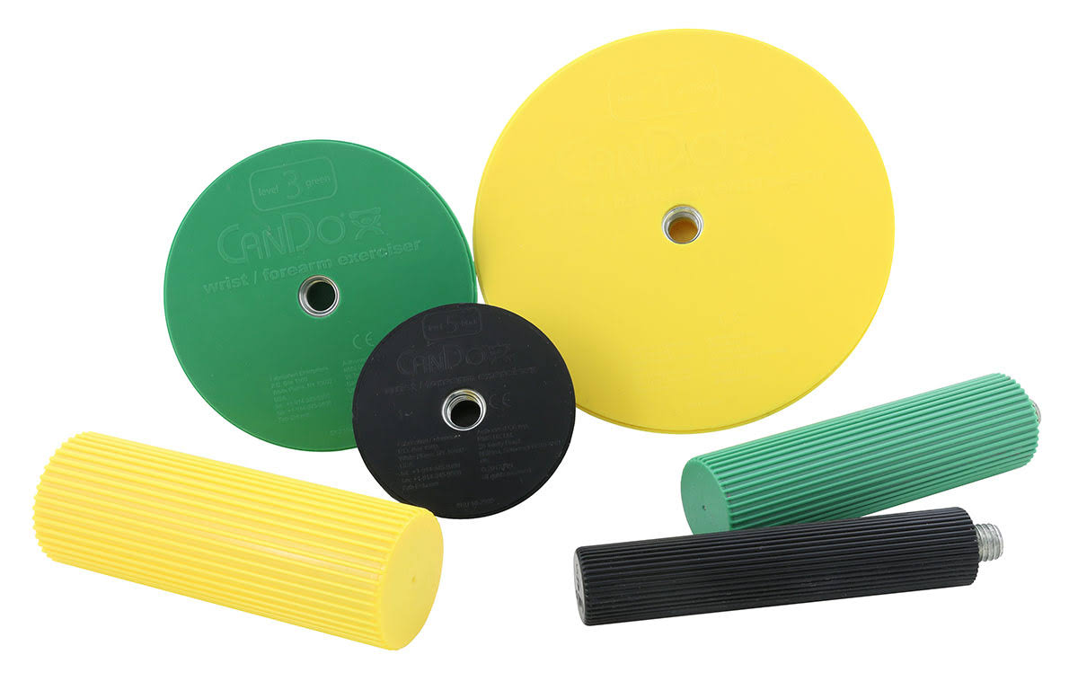 Wrist Forearm Exerciser Set 3 Semi-Spheres 3 Handles P604