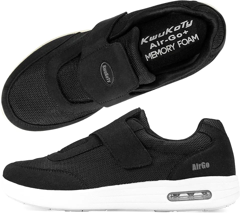 Wide Toe Box Non Slip Walking Sneakers L52633