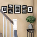 7 Piece Picture Frame Set Black O671595