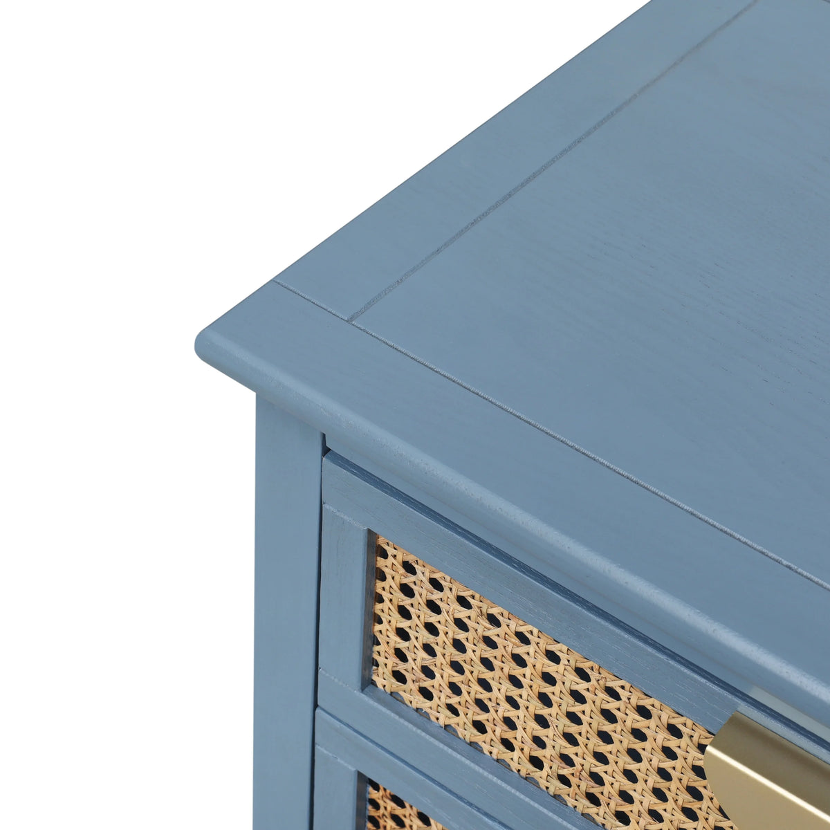 Natural Rattan 2-Drawer Side Table O231977